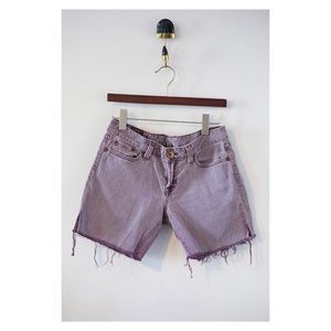 Lucky Brand Purple Denim Cut Off Shorts